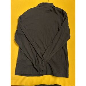 VINTAGE Eddie Bauer Women's L Turtleneck Blue Green Made In USA 100% Cotton